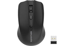 Promate Clix 8 Optical Wireless Mouse W/ Usb Nano Receiver 10m Working Distance Auto Sleep Funion & 3 Adjustable Dpi Level Mac , Windows