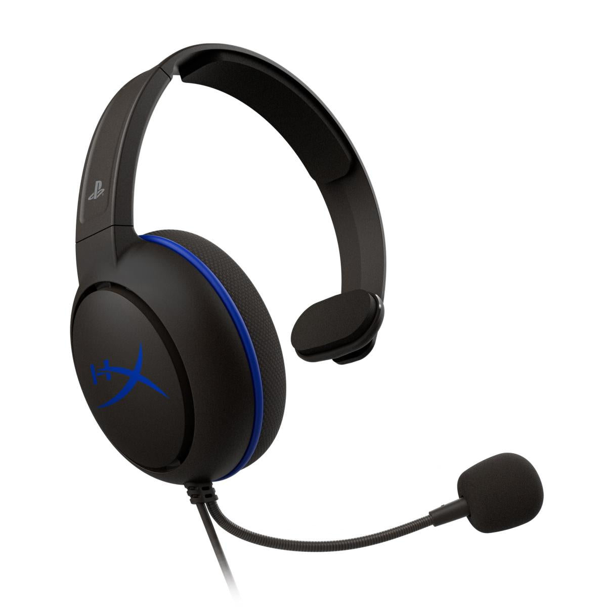 HyperX Cloud Chat Headset – Official Playstation Licensed for PS4, Noise-Cancellation Microphone in-Line Audio Controls, Lightweight, Reversible | Cloud Chat Headset |