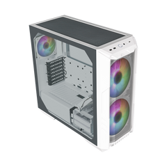 COOLER MASTER HAF 500 ARGB White Mid Tower White Gaming Case