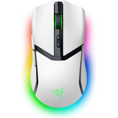 Razer Cobra Pro Wireless 10 Customizable Controls 30K Optical Sensor Gen-3 Switches 2.4GHz Bluetooth & USB Type C up to 170 Hr Battery - White