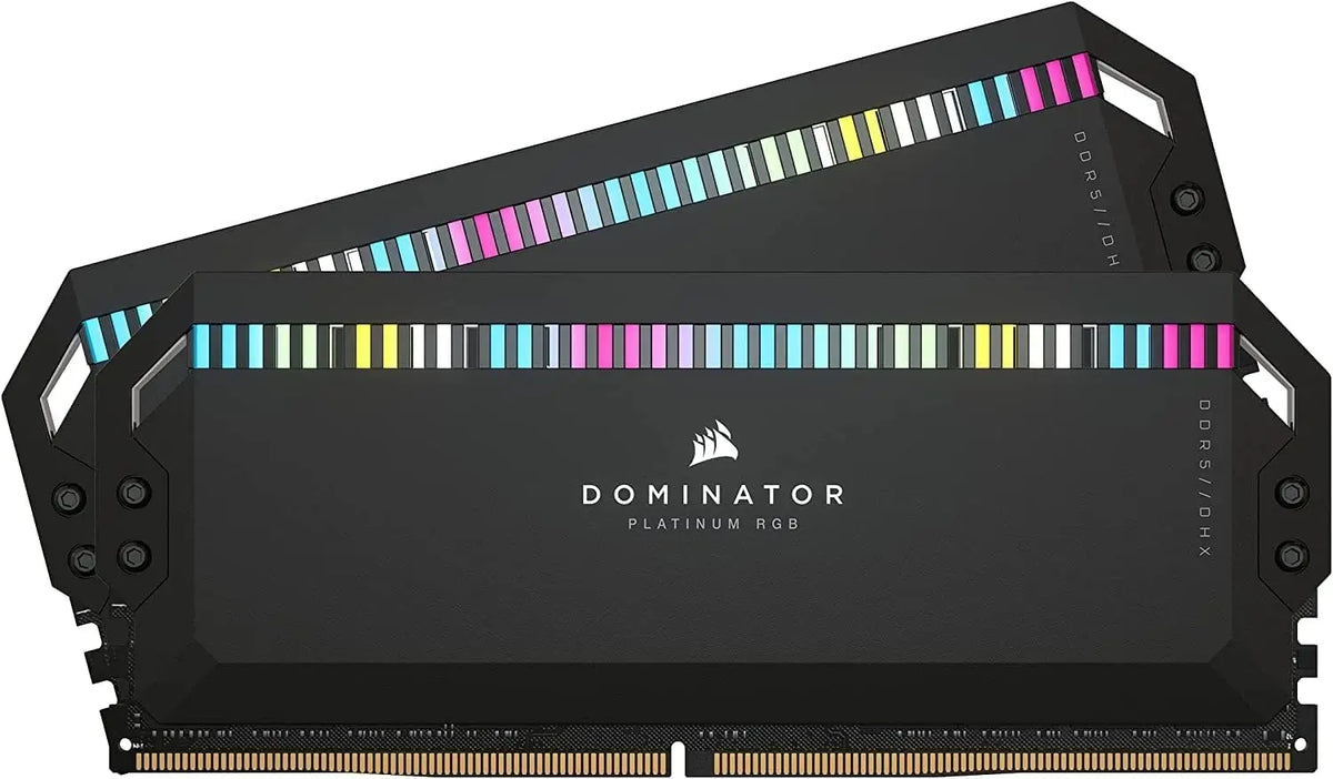 CORSAIR Dominator Platinum 64GB (2x32GB) 6400MHz RGB DDR5 PC RAM CL32
