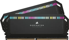 CORSAIR Dominator Platinum 64GB (2x32GB) 6400MHz RGB DDR5 PC RAM CL32