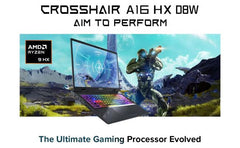 MSI Crosshair A16 HX D8WFKG (2025) NEW 8Gen AMD Ryzen™ 9 8940HX 16-Cores AI-Enabled Experiences w/ Nvidia RTX 5060 8GB DDR7 & 2.5K IPS 240Hz Display - Cosmos Gray