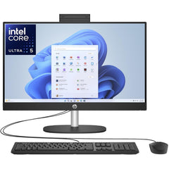 Hp All In One 24 Cr1010ne Pc (2024) New Intel Core Ultra 5 12 Cores W/ 24" Ips Full Hd 99% Srgb Display Black