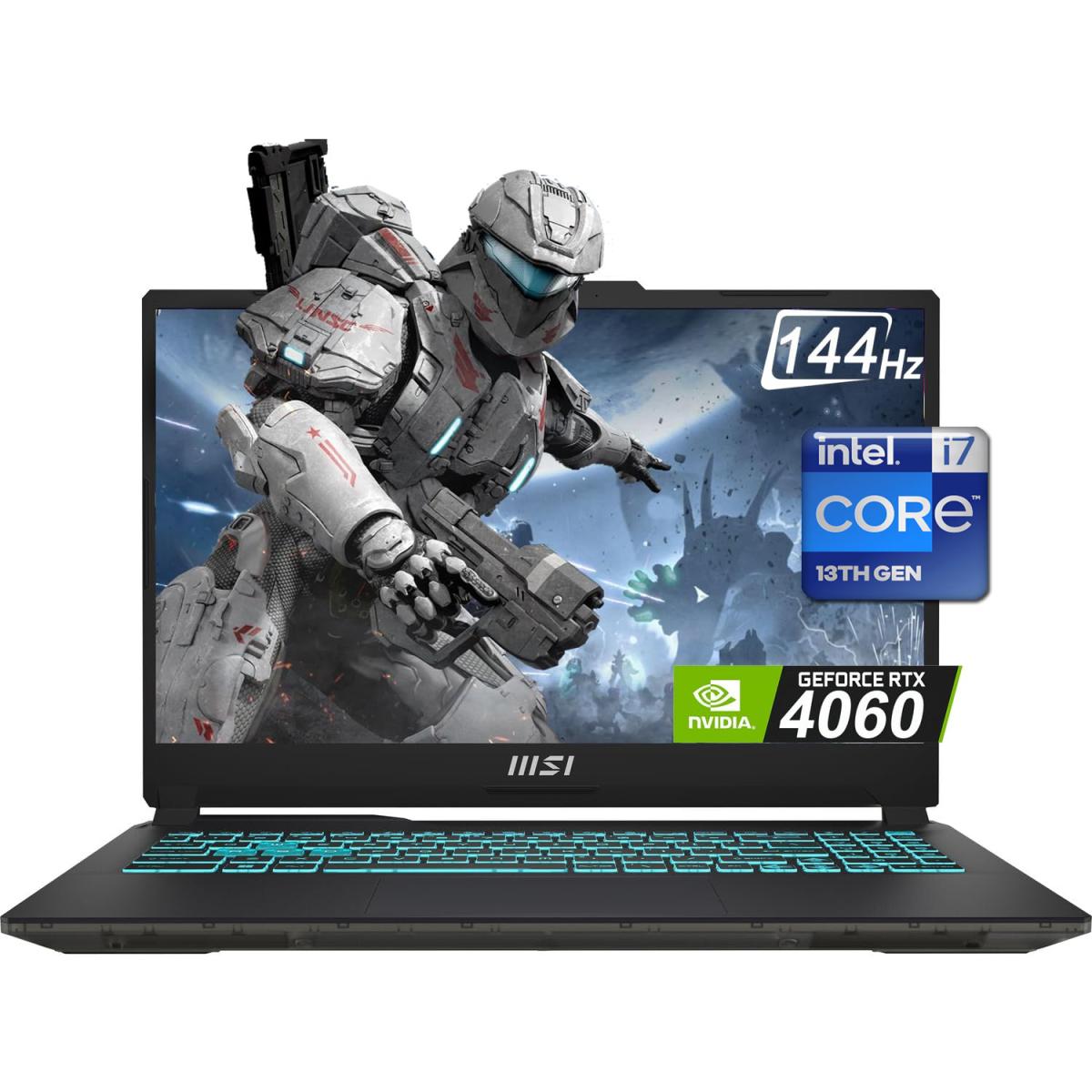 Msi Cyborg 15 A13vf Gaming (2023) 13gen Intel Core I7 10 Cores W/ Nvidia Rtx 4060 8gb & 144hz Display Grey - CompuMe