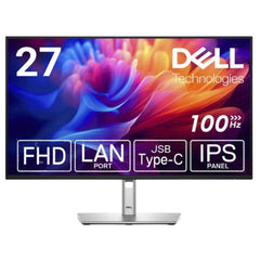 Dell P2725HE (2025) Professional 27" IPS Full HD 100Hz 99% sRGB Built-In USB C Hub with 90W Power Delivery Extensive Connectivity ( Display Port , HDMI , Lan , USB Hub) Full Adjustable Stand , Black