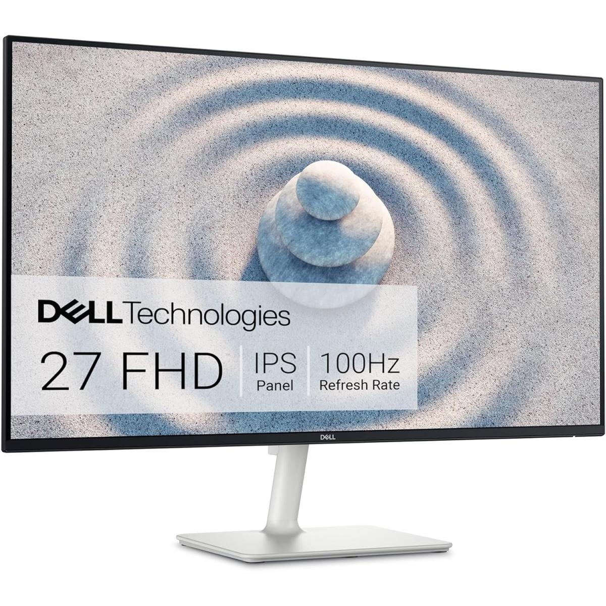 Dell S2725H (2025) 27" IPS 100Hz Full HD Eye Comfort Antiglare with Hard-Coating 3H w/ Dual Speakers & 2x HDMI Interface - White