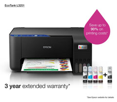 Epson L3251 Multifunction Ink Tank Wireless Printer Ultra Low Cost Printing