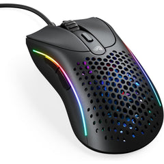 Glorious Gaming Model D 2 Wired Ergonomic Mouse, Superlight 58g, 26k Optical Sensor, 6 Programmable Buttons, 80 Million Click Lifecycle, Fps, Mmo, Moba, Battle Royale (black) - CompuMe