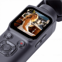 4K Pocket Sport Wi-Fi Action Camera, 75MP, 330° Electric Rotation, Face Tracking, 1.72" LCD Display, Auto Focus, 2400mAh Battery, Bracket Included