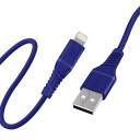 Promate USB-A to Lightning Cable, High Tensile 2.4A Super-Fast USB-A to Lightning Charger Data Sync for iPhone, iPad, AirPods Pro, PowerLine-Ai120 - Black/Blue/White
