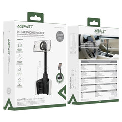 ACEFAST D71 Magnetic Car Phone Holder for Cup Holder - Black