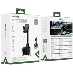 ACEFAST D72 Car Phone Holder for Cup Holder - Black
