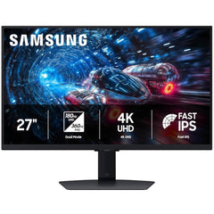 Samsung Odyssey G7 G70f 27" Fast Ips Dual Mode (4k 180hz Or Fhd 360hz) 1ms Hdr10+ Flicker Free Eye Saver Mode G Sync Compatible Ajdustable Stand W/ Hdmi 2.1 & Display Port
