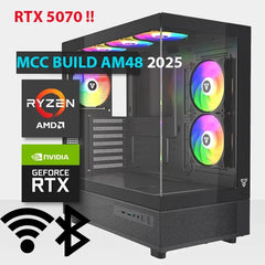 MCC AM48-25 - MIDAS Gaming PC Build || AMD Ryzen 9 9950X 16-Core - GIGABYTE GeForce RTX 5070 OC 12G GDDR7 Graphics Card