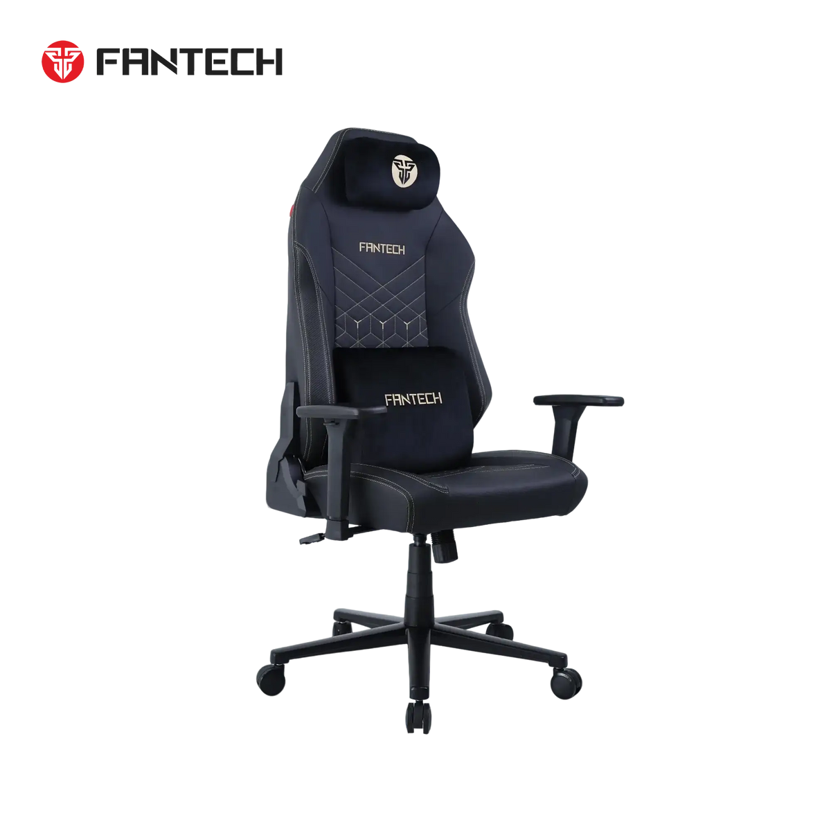Fantech GC284 NEO ARC Gaming Chair Black (Magnetic memory foam headrest & lumbar pillow)