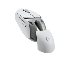 Logitech G309 Lightspeed Wireless Gaming Mouse Lightweight LIGHTFORCE Hybrid Switches Hero 25K Sensor Buttons PC & Mac - White