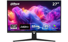 DAHUA LM27-E241B 27” IPS Full HD up to 240Hz 0.5 ms HDR 10 Ultra-Thin 99% sRGB 350nits Adaptive Sync w/ Display Port & HDMI Interface , Black