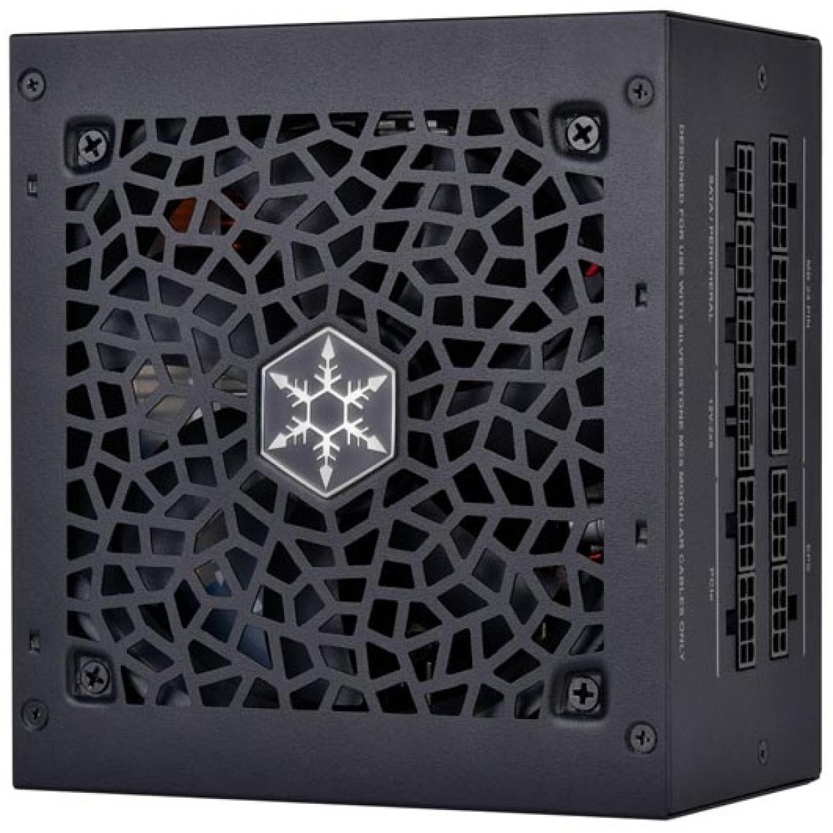 SilverStone DA750R Gold 750W (ATX 3.1) PCIE 5.1 (12V - 2x6) 80 Plus Gold Full Modular - High Performance Power Supply