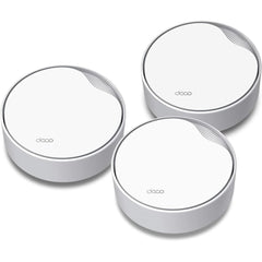 TP-Link Deco X50-PoE WiFi AX3000 PoE Ceiling/Wall-Mountable WiFi 6 Mesh, Replacing WiFi Router, Access Point and Range Extender, PoE-Powered, 2 PoE Ports (1 x 2.5G, 1 x Gigabit) - 3-Pack