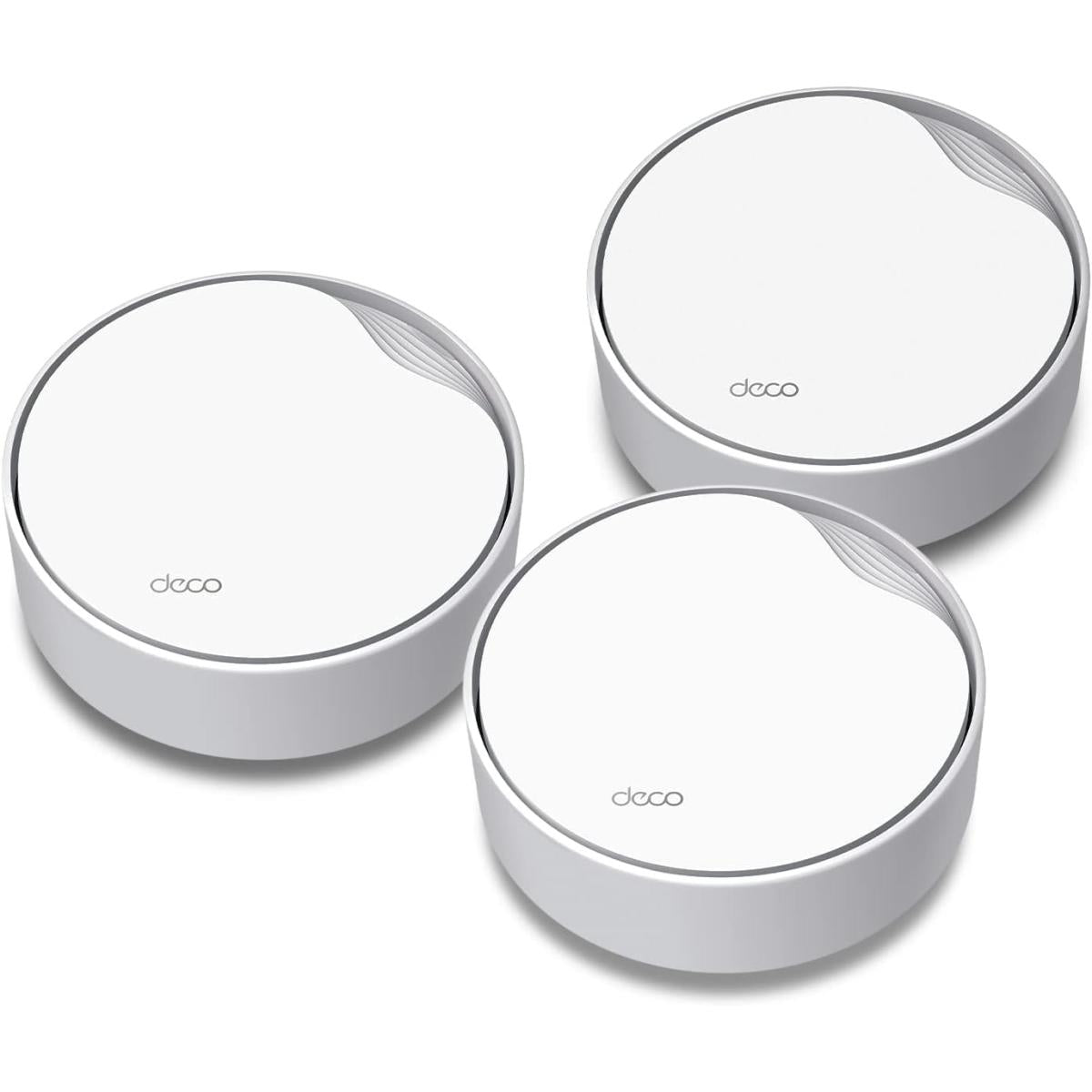 TP-Link Deco X50-PoE WiFi AX3000 PoE Ceiling/Wall-Mountable WiFi 6 Mesh, Replacing WiFi Router, Access Point and Range Extender, PoE-Powered, 2 PoE Ports (1 x 2.5G, 1 x Gigabit) - 3-Pack