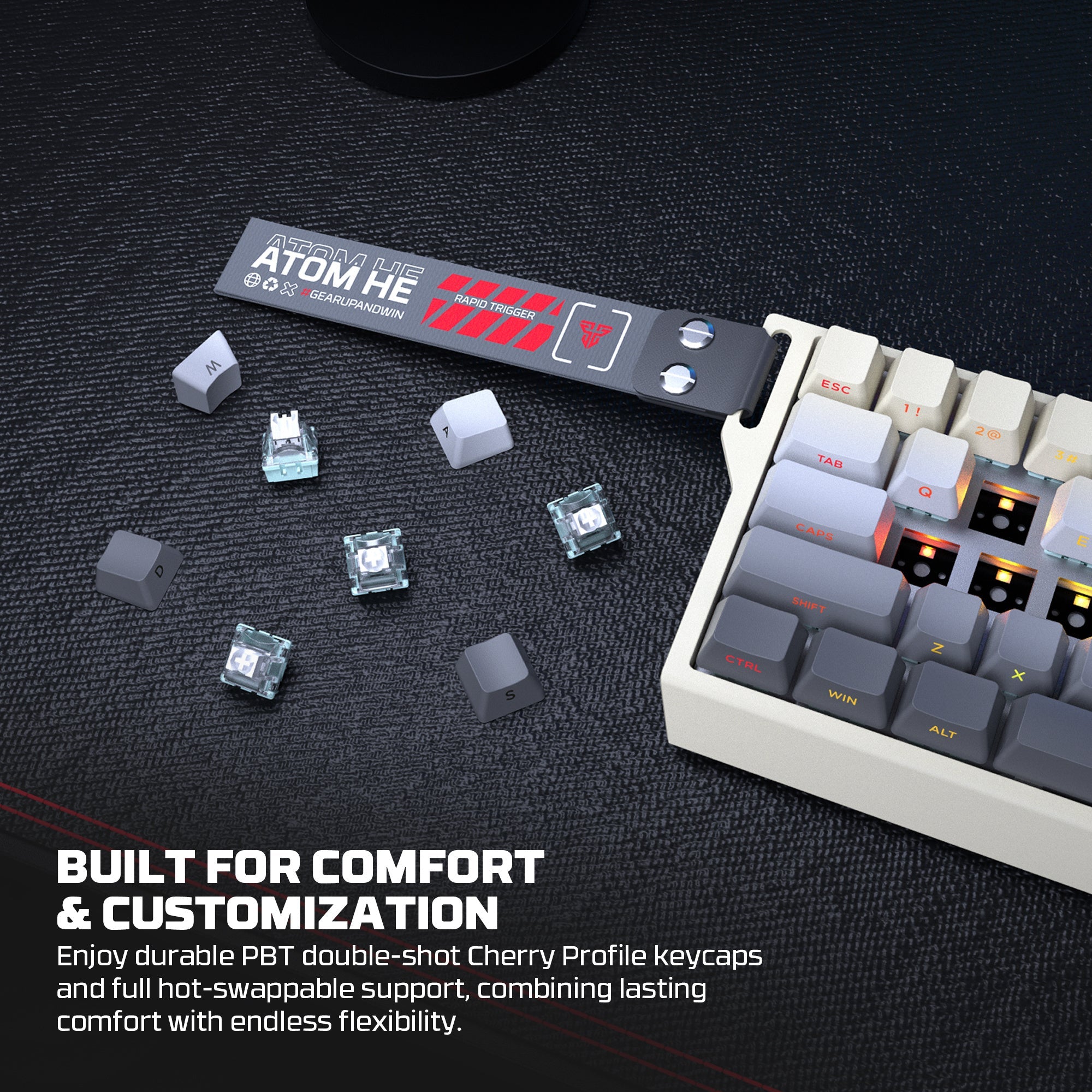 Fantech gaming keyboard for computer setup