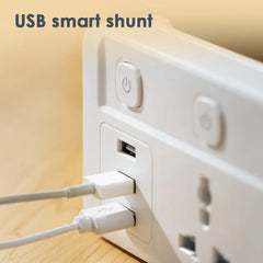 Deli ET411 Power Strip - 4 inputs - 2M