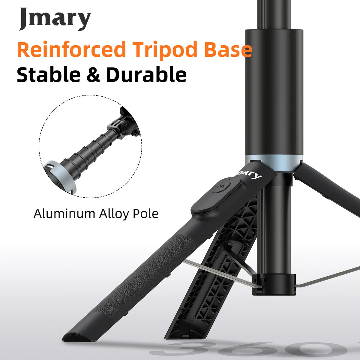 Jmary KT-259 All-in-One Selfie Stick Tripod 1.6 Meter