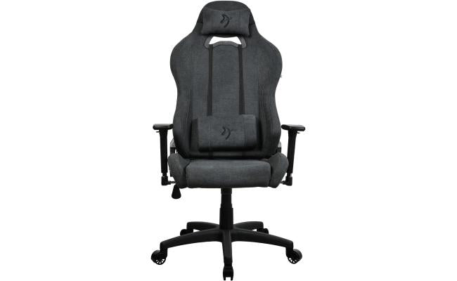 Arozzi Torretta Soft Fabric (2023) Soft Pleasant & Durable Ergonomic Design 3d Armrest 2 Adjustable Height Supportive Pillows & Adjustable Height Dark Grey Arozzi Torretta Soft Fabric (2023) Soft Pleasant & Durable Ergonomic Design 3d Armrest 2 Adjustable Height Supportive Pillows & Adjustable Height Dark Grey