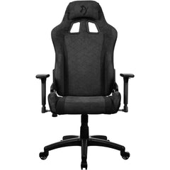 Arozzi Avanti Soft Fabric (2024) Breathable Soft Fabric Front, Stylish Pu Leather Back 3d Armrest Tough Metal Frame Supports Up To 120kg Dark Grey