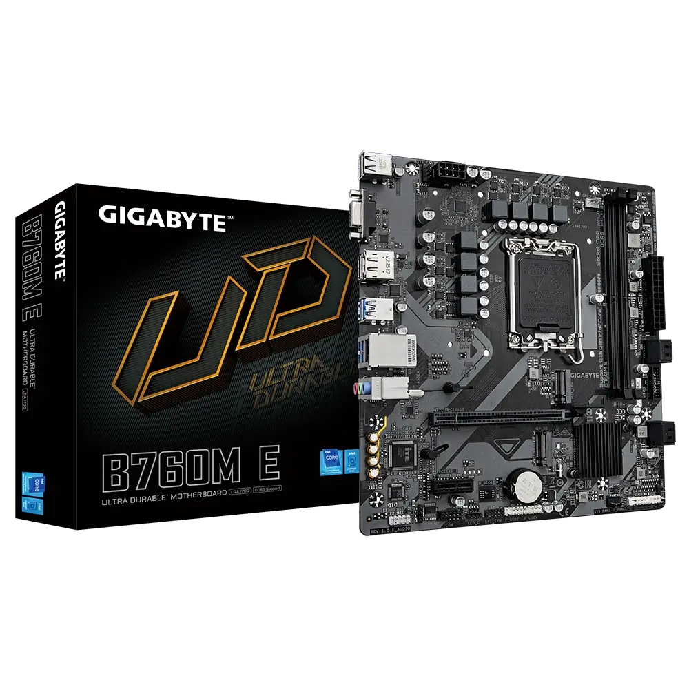 GIGABYTE B760M E DDR5 MOTHERBOARD