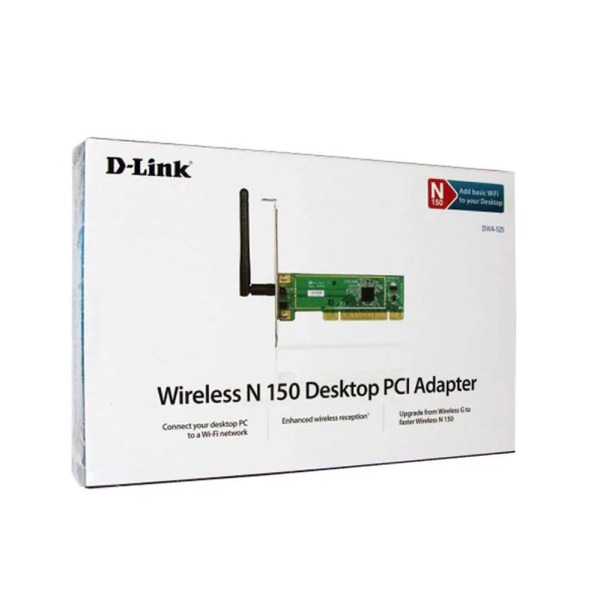 D-Link DWA-525 Wireless N 150 PCI Express Desktop Adapter D-Link DWA-525 Wireless N 150 PCI Express Desktop Adapter