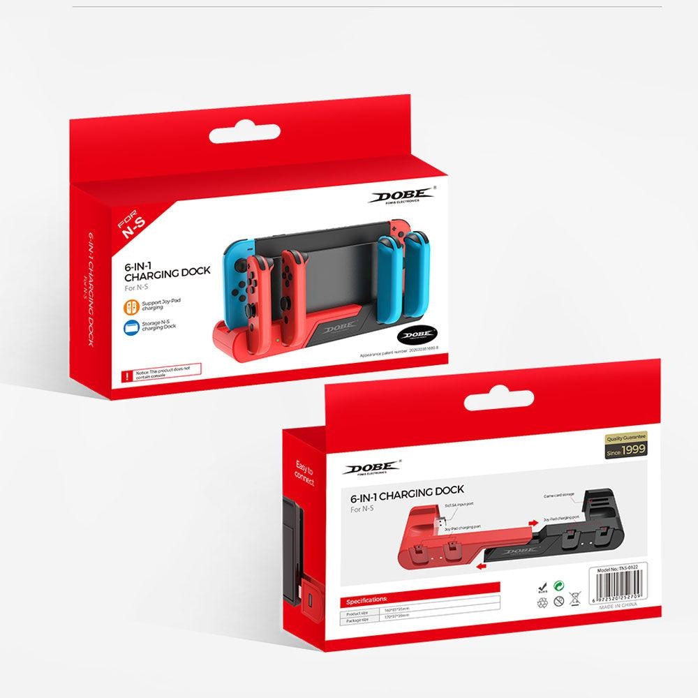 Dobe Tns-0122 Charging Dock 6 in 1 for N-s Dobe Tns-0122 Charging Dock 6 in 1 for N-s