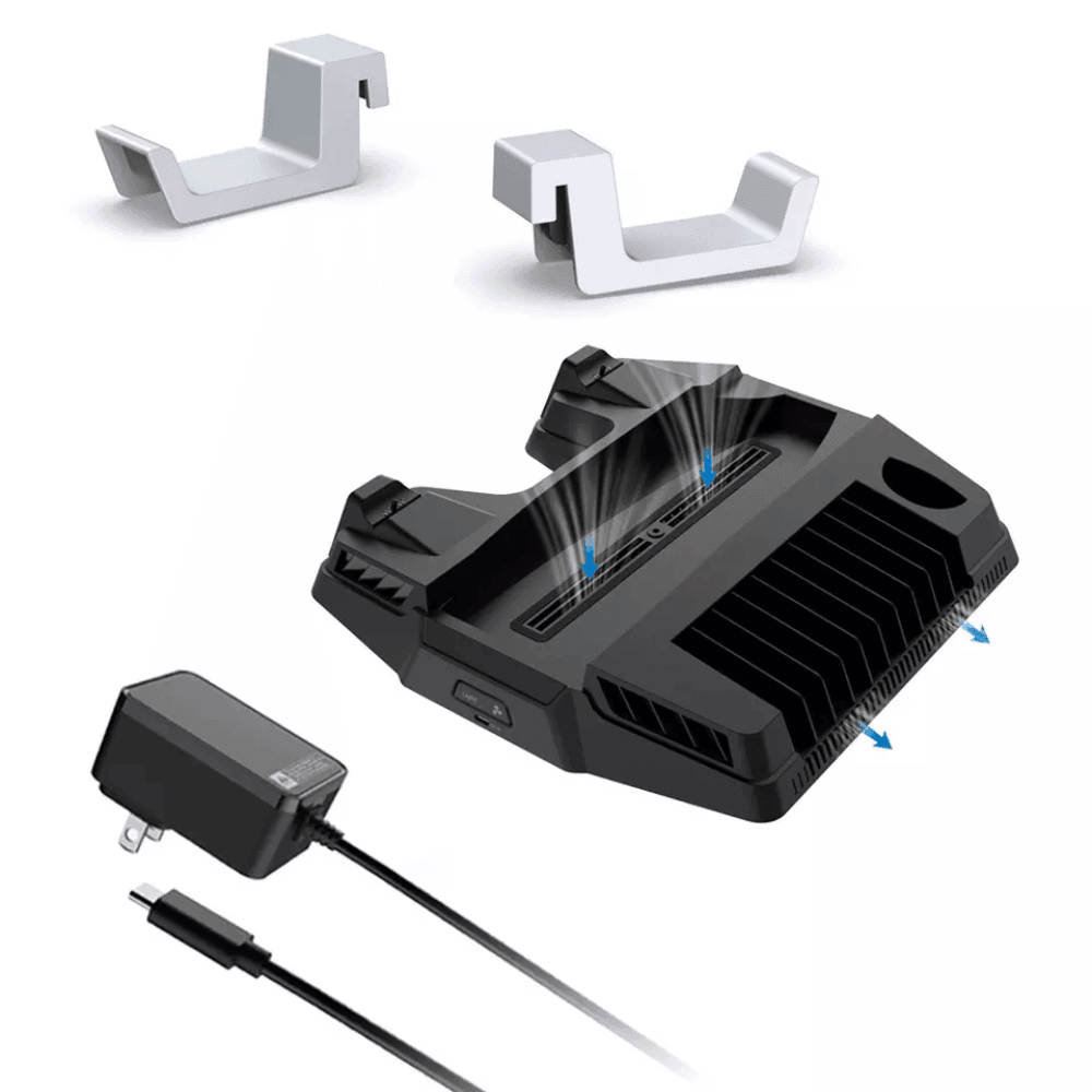 Dobe TP5 - 1525b PS5 Cooling Controller Dual Charging Stand, wireless, gamepad