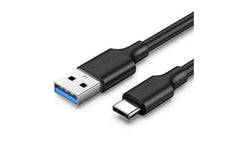 Ugreen US184 cable with USB-A 3.0 TO USB-C connectors, 3A current, 2 m length - black