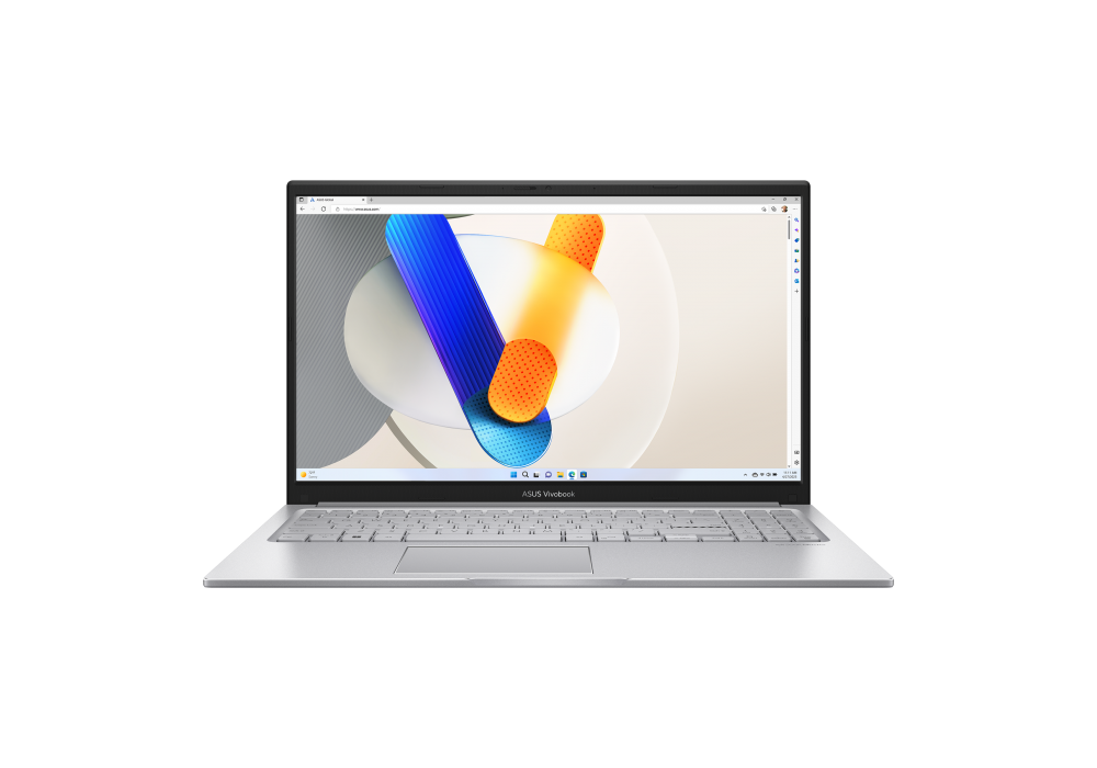 Laptop ASUS Vivobook 15 (X1504VA) |Intel® Core™ i3-1315U Processor, 8GB DDR4, 512GB SSD | 13th Generation - Cool Silver