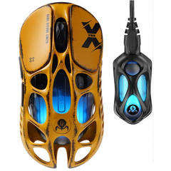 GravaStar Mercury X Pro Wireless Gaming Mouse Special Edition - Battle Worn Yellow