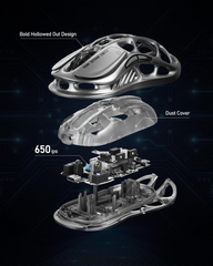 GravaStar Mercury M2 Wireless Gaming Mouse - Stealth Black