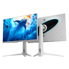 Sades RS-Dolphin SA-F01U27, 27" Dual mode: UHD (4K) 3840x2160 160Hz / FHD 320Hz, IPS Flat Gaming Monitor - White