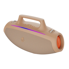 Skullcandy Barrel Bluetooth Boombox Speaker – Water-Resistant Wireless Portable Speaker - Sandstone