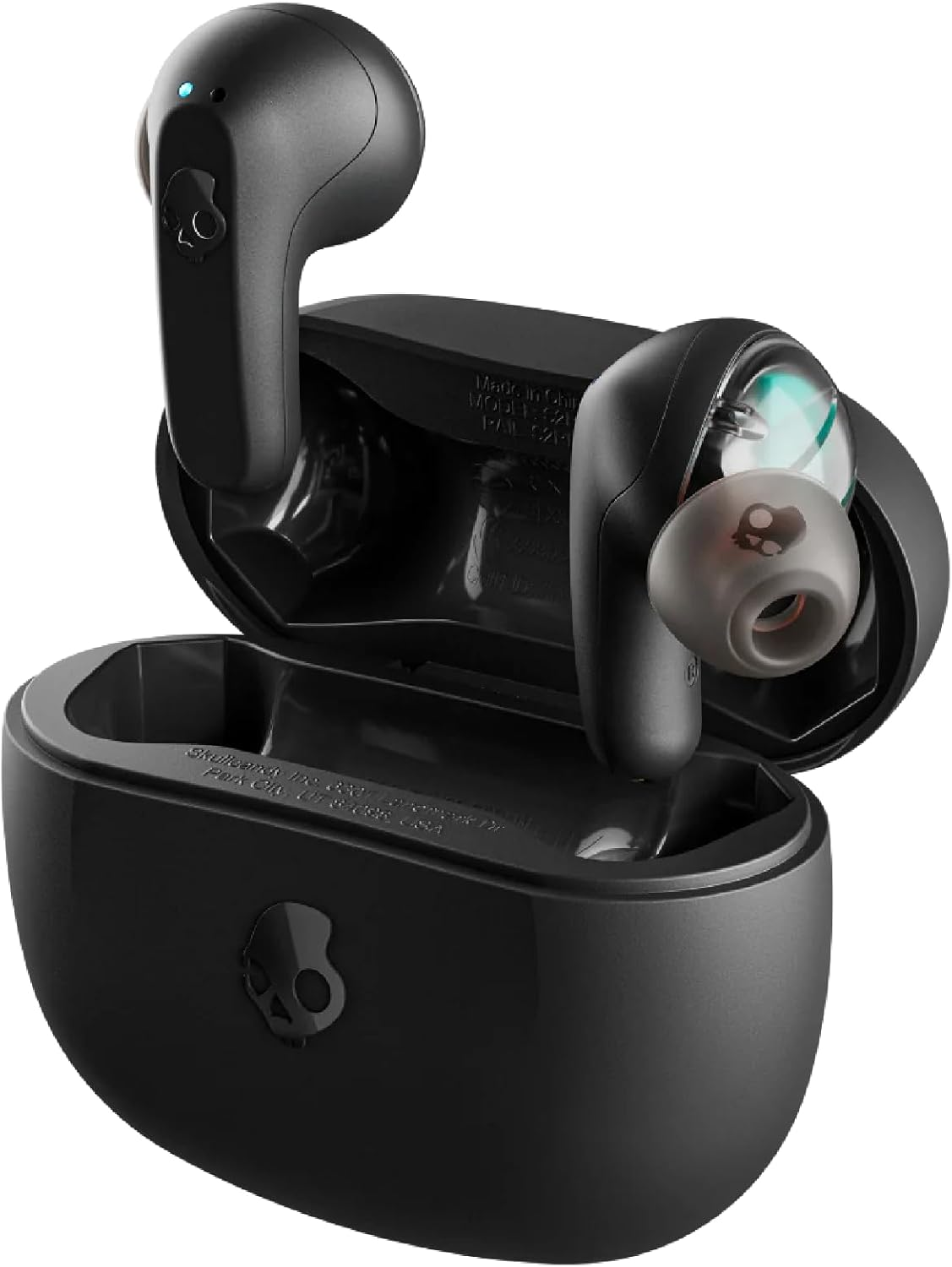 Skullcandy Rail Wireless Earbuds, Bluetooth Headphones - Black