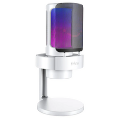 FIFINE AmpliGame A8 USB Condenser Microphone – RGB, Tap-to-Mute, Monitoring - Black