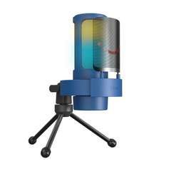 FIFINE AmpliGame A8 USB Condenser Microphone – RGB, Tap-to-Mute, Monitoring - Black