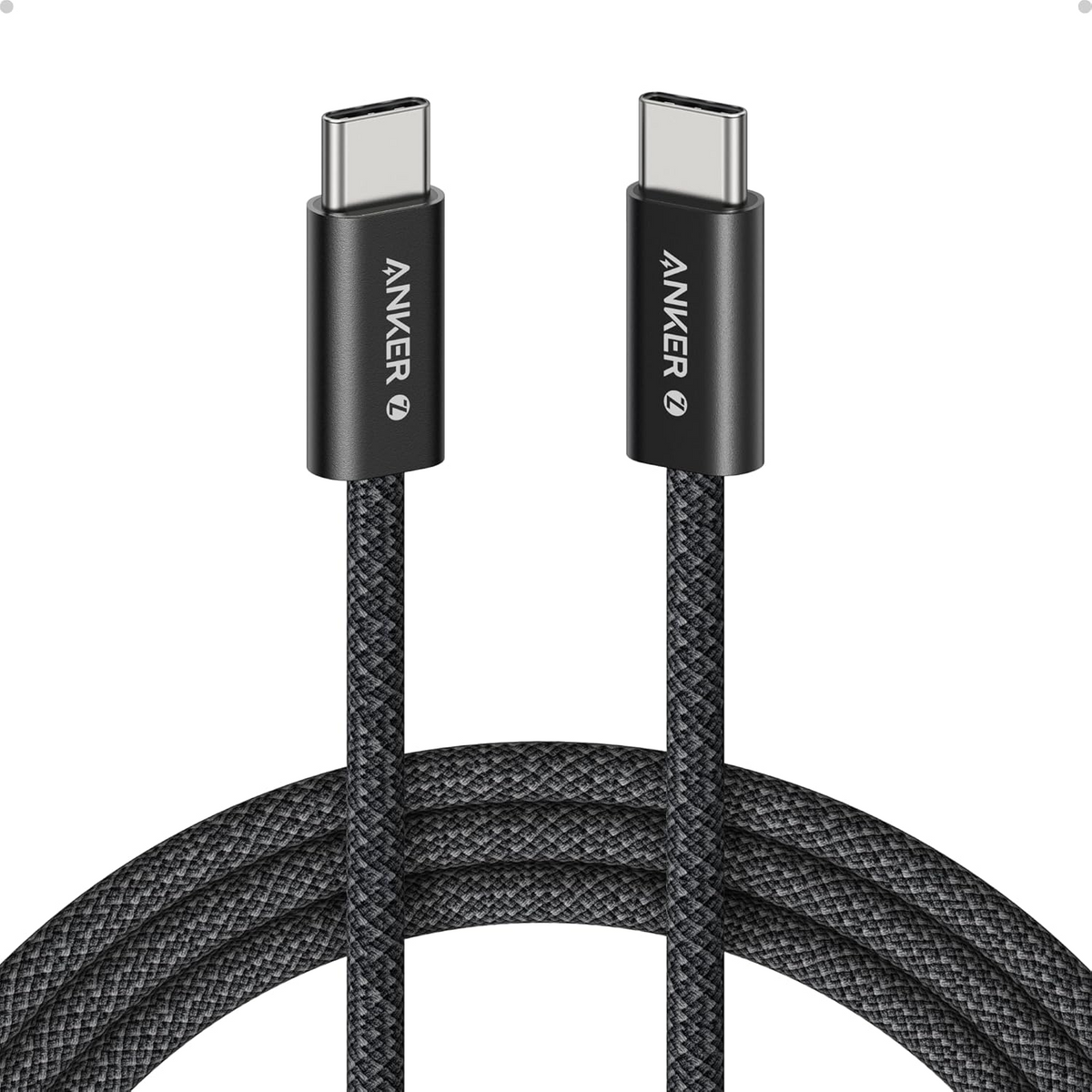 Anker Braided and Dirt-Free Type-C Fast Charging Cable(240W)(1.8m) - Black