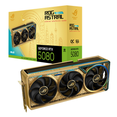 ROG Astral GeForce RTX™ 5080 Dhahab CORE OC Edition 16GB GDDR7 - Graphics Card