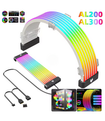 AOSOR AL200 ARGB LED Light Strip for 24PIN Motherboard Power Extension Cable Aura Sync Flexible LED Strip Light