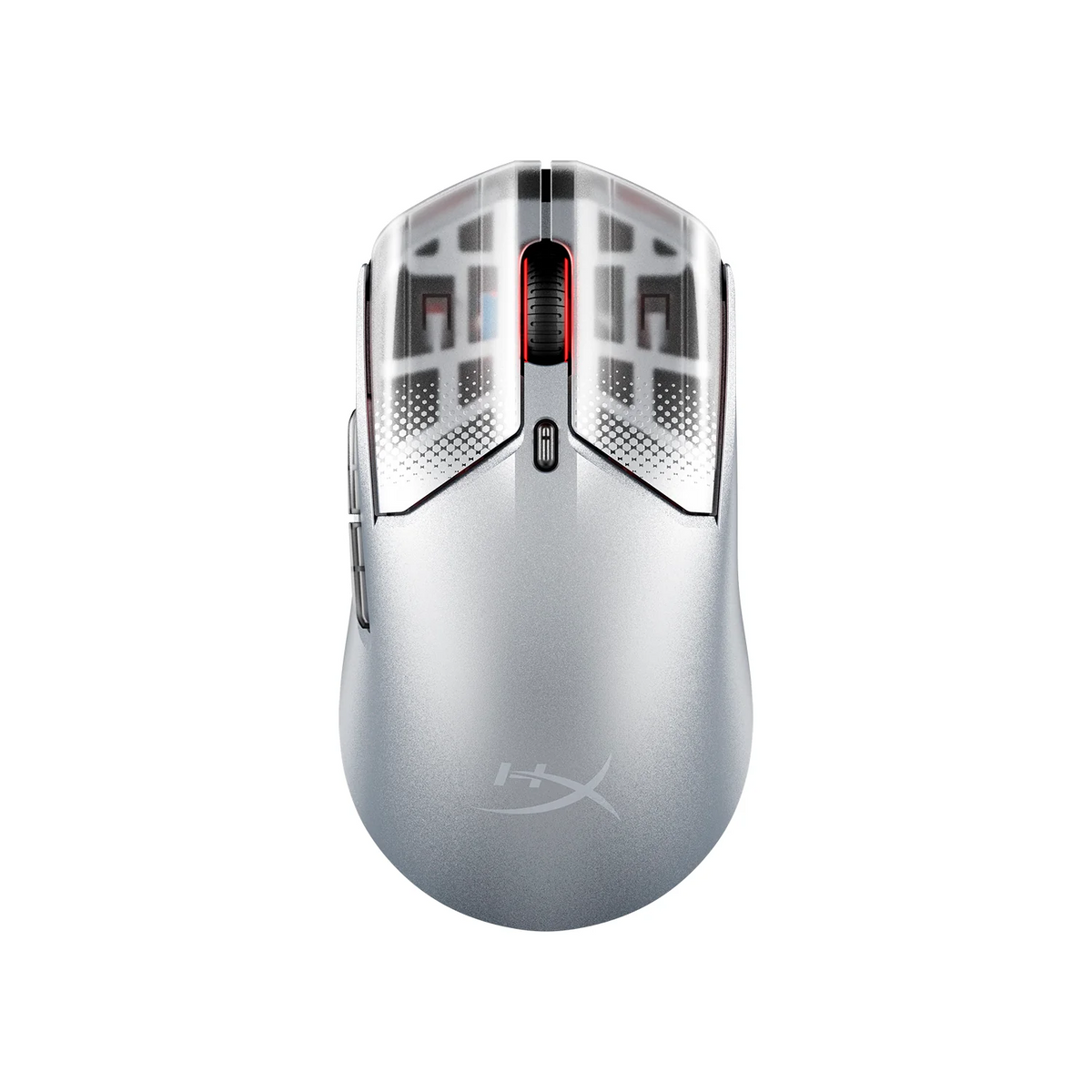 HyperX Pulsefire Haste 2 S Lightweight Wireless Optical Gaming Mouse with RGB Lighting - Silver