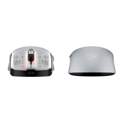 HyperX Pulsefire Haste 2 S Lightweight Wireless Optical Gaming Mouse with RGB Lighting - Silver