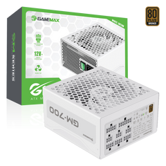 GameMax GM-700 Modular 700 Watts Power Supply 80+ Bronze - White