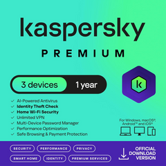 KASPERSKY PREMIUM 3 DEVICES 1Y Online